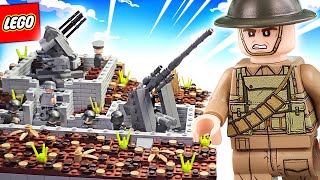 I built a LEGO WW2 Gun Position World War 2 LEGO Moc [upl. by Sakiv32]