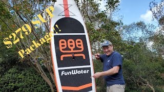 Review of the Funwater 11 foot inflatable SUP [upl. by Taam]