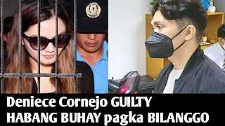 DENIECE CORNEJO at CEDRIC LEE GUILTY HABANG BUHAY na PagkaBILANGGO Vhong Navarro NAGPASALAMAT [upl. by Ahcropal]