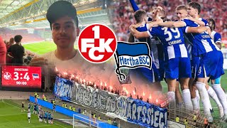 WILLKOMMEN in der 2LIGA🔥🤯 1FC KAISERSLAUTERN vs HERTHA BSC  Stadionvlog [upl. by Stanzel]