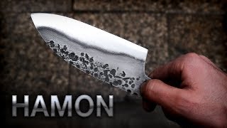 Knife Making Hamon On High Carbon Steel [upl. by Clyve803]