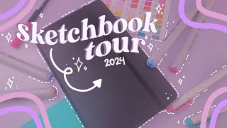 ✿ sketchbook tour 2024 ✿ art inspiration [upl. by Ehcar593]