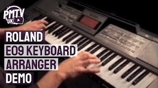 Roland E09 Keyboard Arranger Demo [upl. by Alrich]