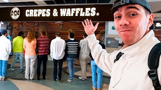 CREPES amp WAFFLES Esta SOBREVALORADO Vale la pena tanta fila  Mi primera vez en este restaurante [upl. by Ahsirk980]