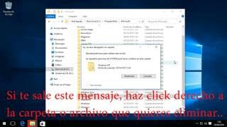 Solucion quotSe requieren permisos de SYSTEM para hacer cambios en esta carpetaquot en Windows 10 [upl. by Gay327]