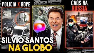 SILVIO SANTOS NA GLOBO CAOS NA RÚSSIA e NOVO SURTO DE COVID I Absurdos da Semana [upl. by Lynna577]