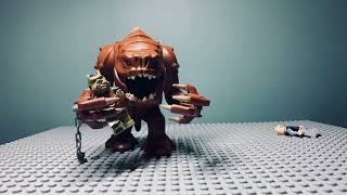 Lego rancor eats Gamorian guard 🤣 first attempt at a stop motion animation [upl. by Kayley]