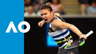 Simona Halep emerges victorious over Venus Williams 3R  Australian Open 2019 [upl. by Annawal]