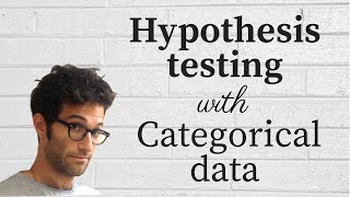 Categorical Data I Proportions testing  Z test  Chi Squared test [upl. by Enneiluj]