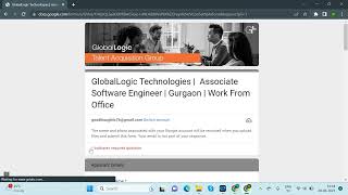 GlobalLogic Technologies  Associate Software Engineer  Gurgaon  Work From Office [upl. by Yotal911]