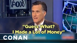 Lousy Romney amp Obama Campaign Slogans  CONAN on TBS [upl. by Bushweller460]