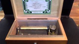 Vintage Thorens Music Box 4 song [upl. by Ribaj]