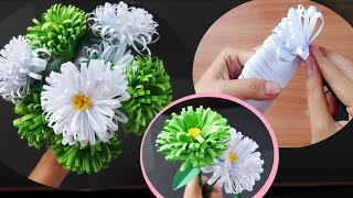 สอนทำดอกไม้กระดาษ 🌼 How to make Very Easy and simple paper Flowers [upl. by Biegel]