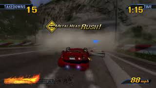 Burnout 3 Takedown  PS2 PCSX2  1080p60 FPS  4973 Racing WT  Coastal Dream  Road Rage 2 [upl. by Lavinia]