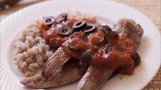 Recette  Aiguillettes de canard aux olives [upl. by Edwards669]