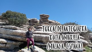 🌄Senderismo en el TORCAL DE ANTEQUERA Ruta Amarilla🌄 [upl. by Crist]