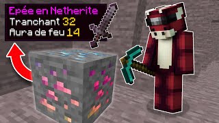 Minecraft mais les Minerais drop du Stuff Cheat [upl. by Domenico]