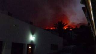 Mojacar Fire Almeria Spain [upl. by Devon]