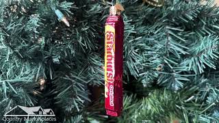 Starburst Candy Blown Glass Ornament Decoration for Your Christmas Tree [upl. by Mallin]