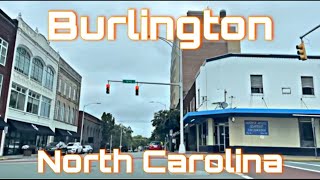 Burlington North Carolina City Tour amp Drive Thru [upl. by Shoemaker]