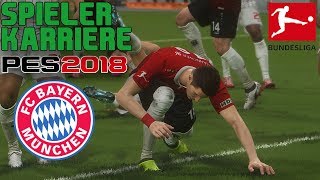 DIE BAYERN KRISE Stürmer Karriere  Pro Evolution Soccer 2018 [upl. by Dnomad264]