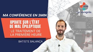 Update sur l’état de mal épileptique  le traitement de la première heure  BBALANCA  SFAR [upl. by Drarig478]