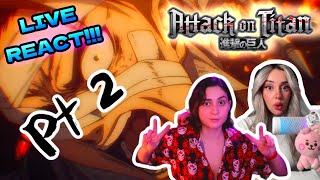 THATS HOW IT ENDED AOT FINALE LIVE REACT with OhimeTenshi PT 2 THE END [upl. by Dominga]