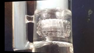 MampM Tech Big Mona w Crystal Ice Perc Closeup and Slowmo [upl. by Ltihcox]