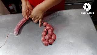 how to make delicious chorizo de Cebu part 3  yummy longaniza de cebu [upl. by Gairc]