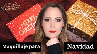 MAQUILLAJE PARA NAVIDAD [upl. by Onid]