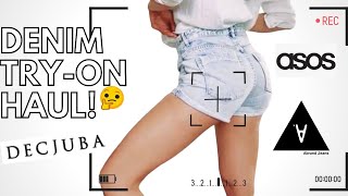 HUGE DENIM TRYON HAUL 2020  Favs amp Fails  ASOS ABrand amp Decjuba [upl. by Ddarb]