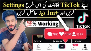 How to go viral on TikTok  TikTok Foryou settings  Real TikTok Foryou Trick 2023 [upl. by Lessig]