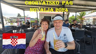 Chorvatsko Croatia Pag Novalja 2024 [upl. by Zendah382]