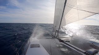 Fastest family catamaran across the Atlantic 3000 miles in 11 days – in perfect comfort [upl. by Ahsia]