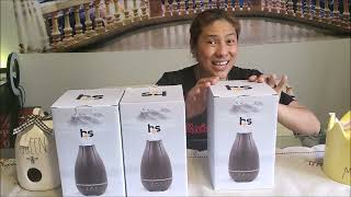 Health Smart Cool Mist and Aromatherapy Diffuser with 500ML Unboxing [upl. by Sotsirhc201]