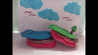 Plate Boundary Clay Model A Stop Motion Video [upl. by Amelie]