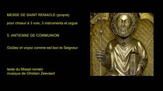 Messe de saint Remacle 5 communion [upl. by Selokcin]