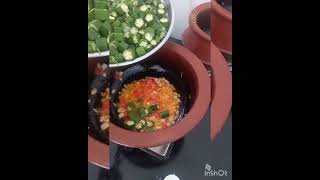 👩‍🍳vendakkai pulikulambu easy tasty pulikulambufoodcooking [upl. by Rutter]