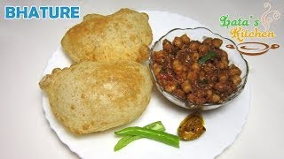 Chole Bhature Recipe  Bhatura Recipe Video in Hindi with English Subtitles  Latas Kitchen [upl. by Ocsirf]