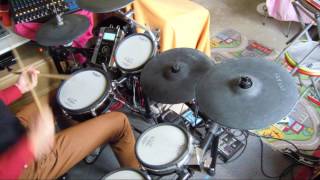 Caravan Whiplash Drum Cover [upl. by Lapides]