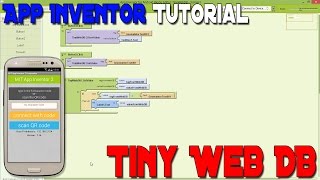 App Inventor Tutorial  TinyWebDB Deutsch [upl. by Gherardo]