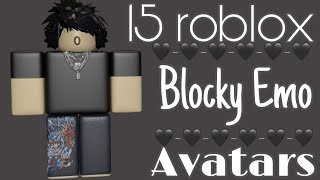 15 Blocky Emo Avatar Looks  Joyce n Claudia city [upl. by Yboj666]