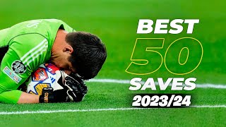 Best 50 Goalkeeper Saves 2024 HD  13 [upl. by Htebasile137]