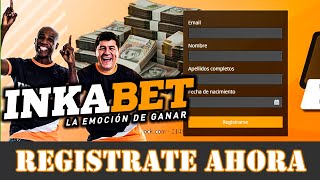 Inkabet Registro Como CREAR una CUENTA en Inkabet Perú [upl. by Mckale]