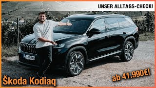 Skoda Kodiaq im AlltagsTest 2025 Wir fahren das NEUE SUV ab 41990€ Fahrbericht  Review  Test [upl. by Osnola]