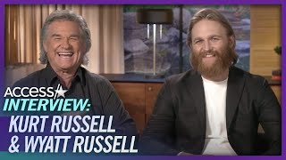 Kurt Russell amp Wyatt Russell On Their FUN Family Holiday Time [upl. by Jeffie]