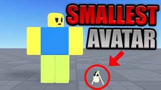 New Small Glitched Tiny Roblox Avatar 🫢How To Smallest Roblox Avatar Tutorial Trick⌛ [upl. by Ferd]