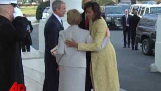 Raw Video Obama Arrives at the White House [upl. by Aneri]