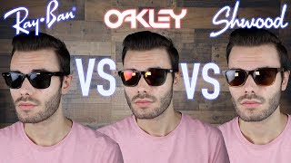 RayBan Wayfarer vs Oakley Frogskins vs Shwood Canby [upl. by Hgielyk]