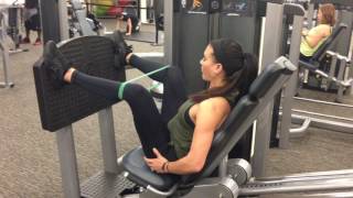 BandedLeg Leg Press Seated Leg Press [upl. by Kaile]